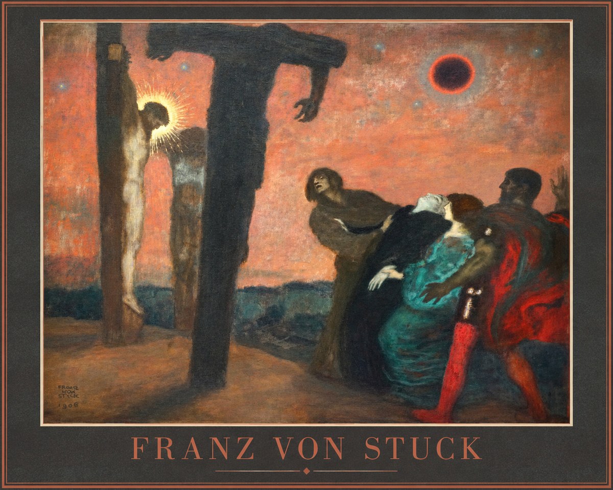 Franz von Stuck Crucifixion No1 - Poszter