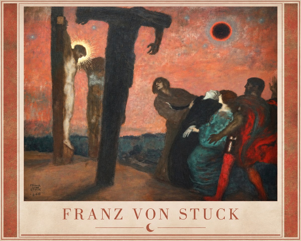 Franz von Stuck Crucifixion No2 - Poszter