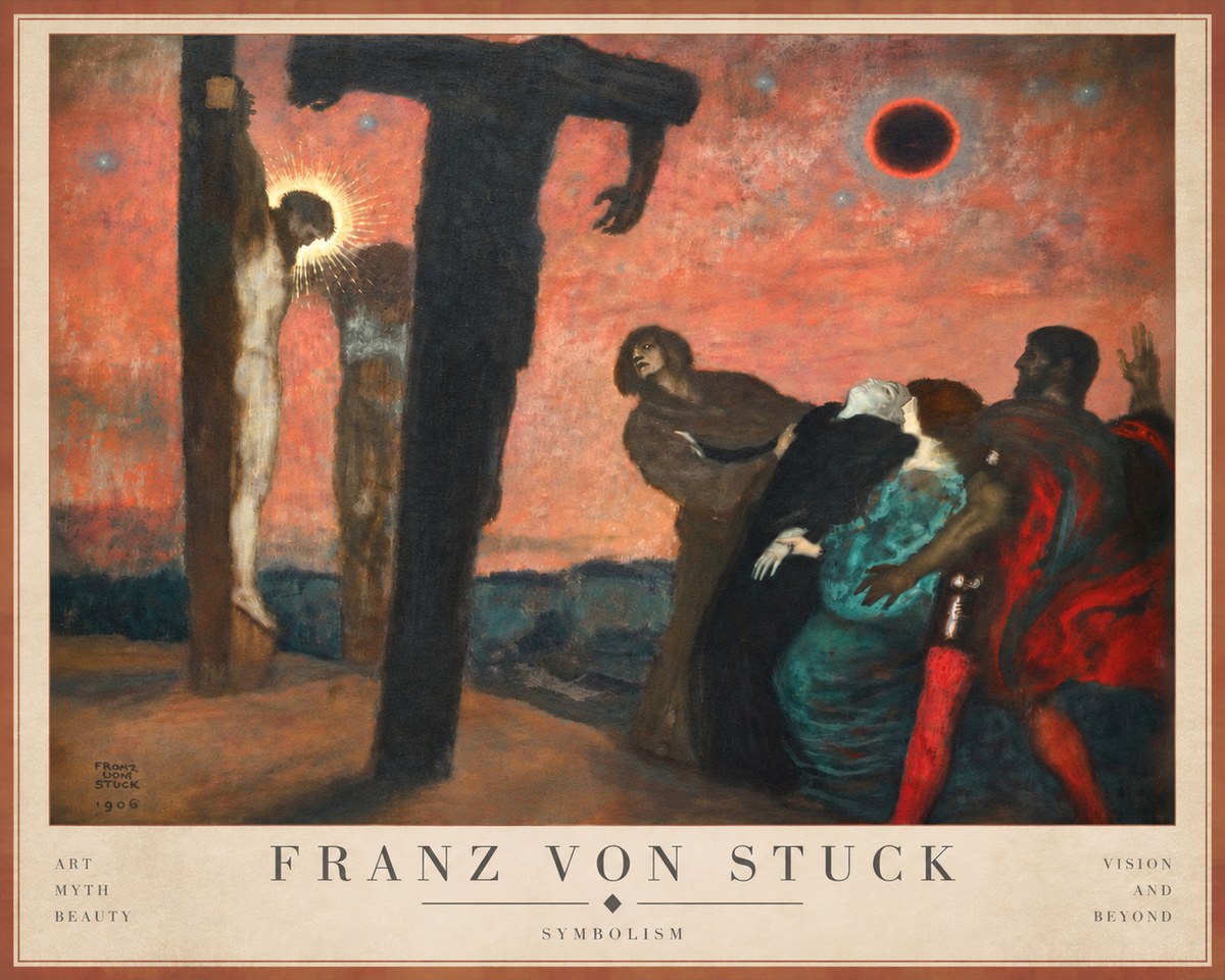Franz von Stuck Crucifixion No4 - Poszter