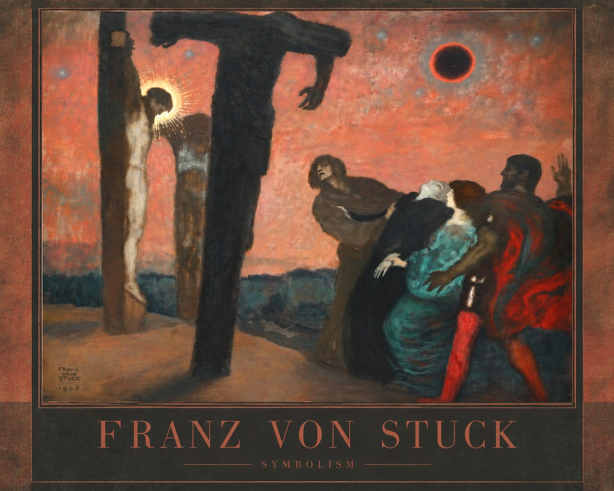 Franz von Stuck Crucifixion No5 - Poszter