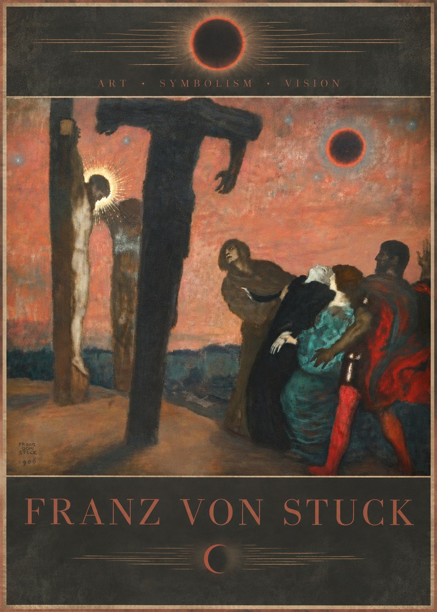 Franz von Stuck Crucifixion No6 - Poszter