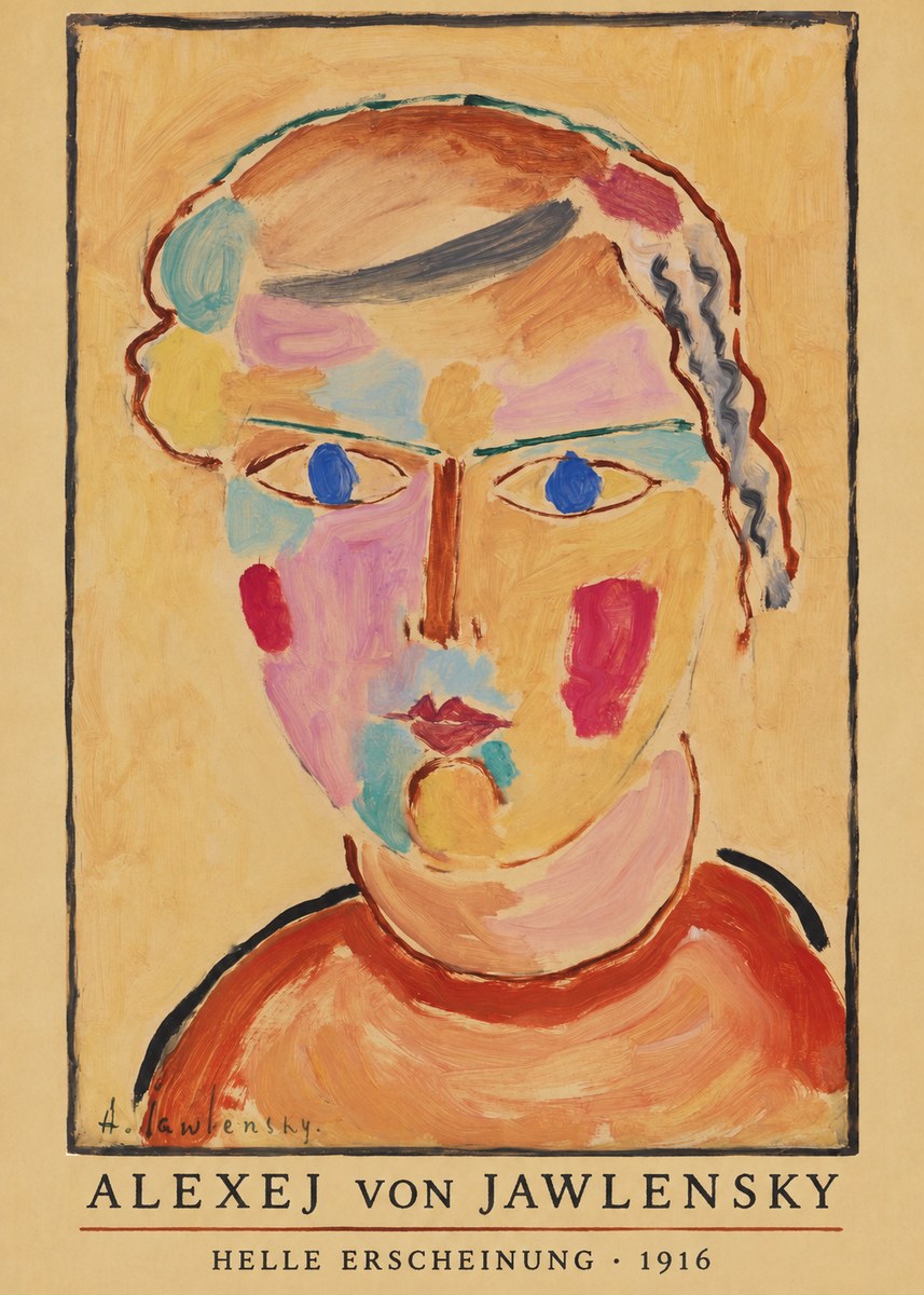 Alexej von Jawlensky Helle Erscheinung No5 - Poszter