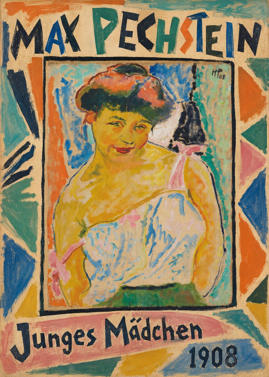 Max Pechstein Junges Mädchen No2 - Poszter