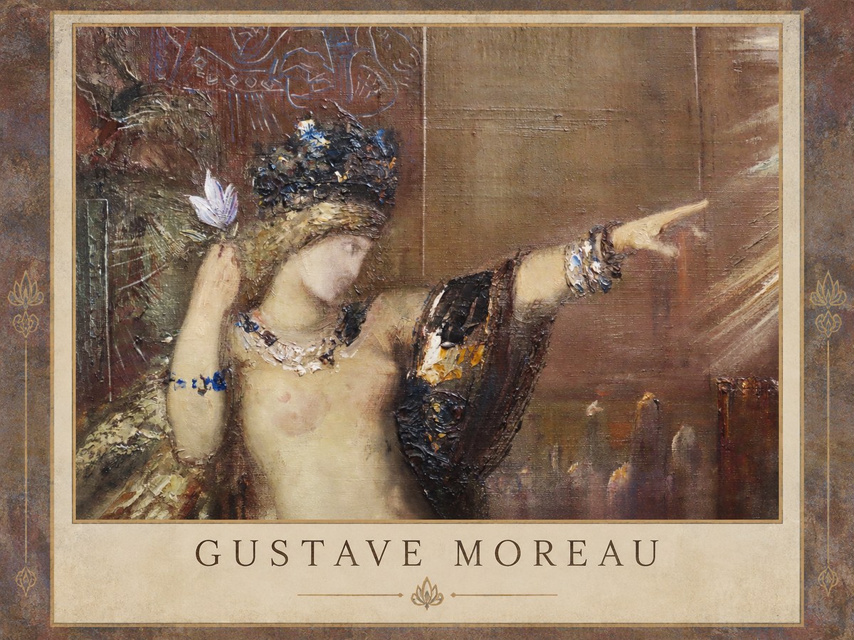 Gustave Moreau Salome IV No1 - Poszter