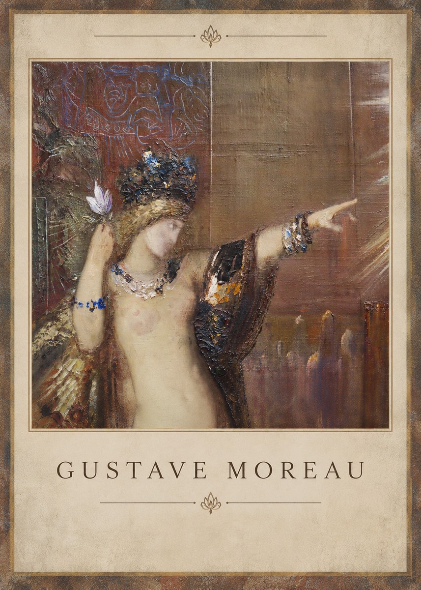 Gustave Moreau Salome IV No3 - Poszter