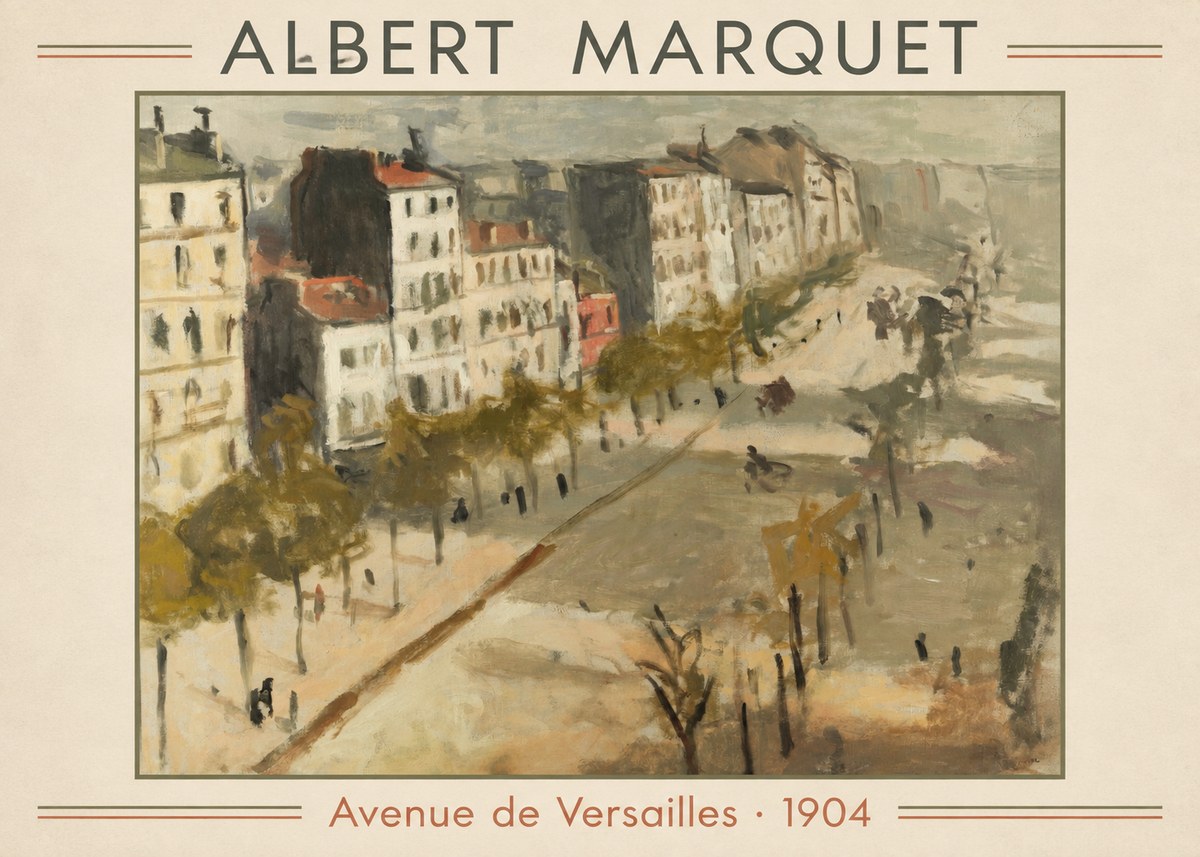Albert Marquet Avenue De Versailles · 1904 No1 - Poszter