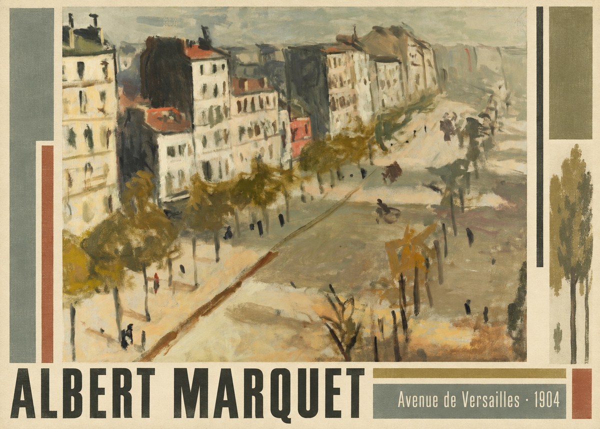 Albert Marquet Avenue De Versailles · 1904 No2 - Poszter