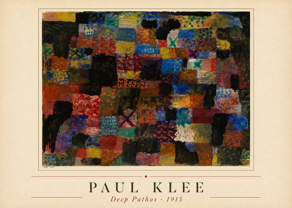 Paul Klee Deep Pathos No1 - Poszter