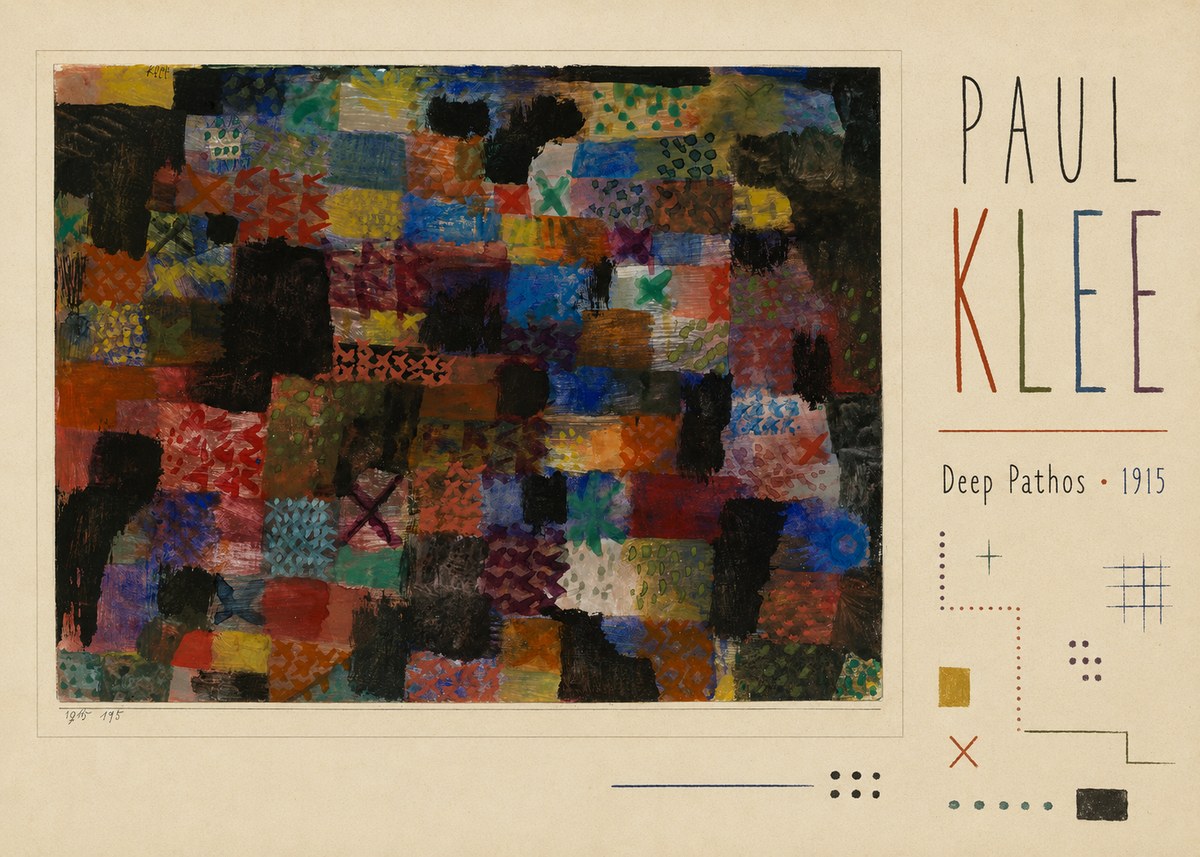 Paul Klee Deep Pathos No3 - Poszter