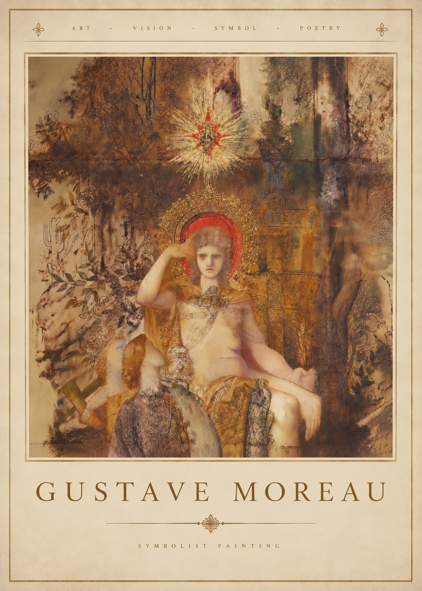 Gustave Moreau Jupiter and Semele III No4 - Poszter
