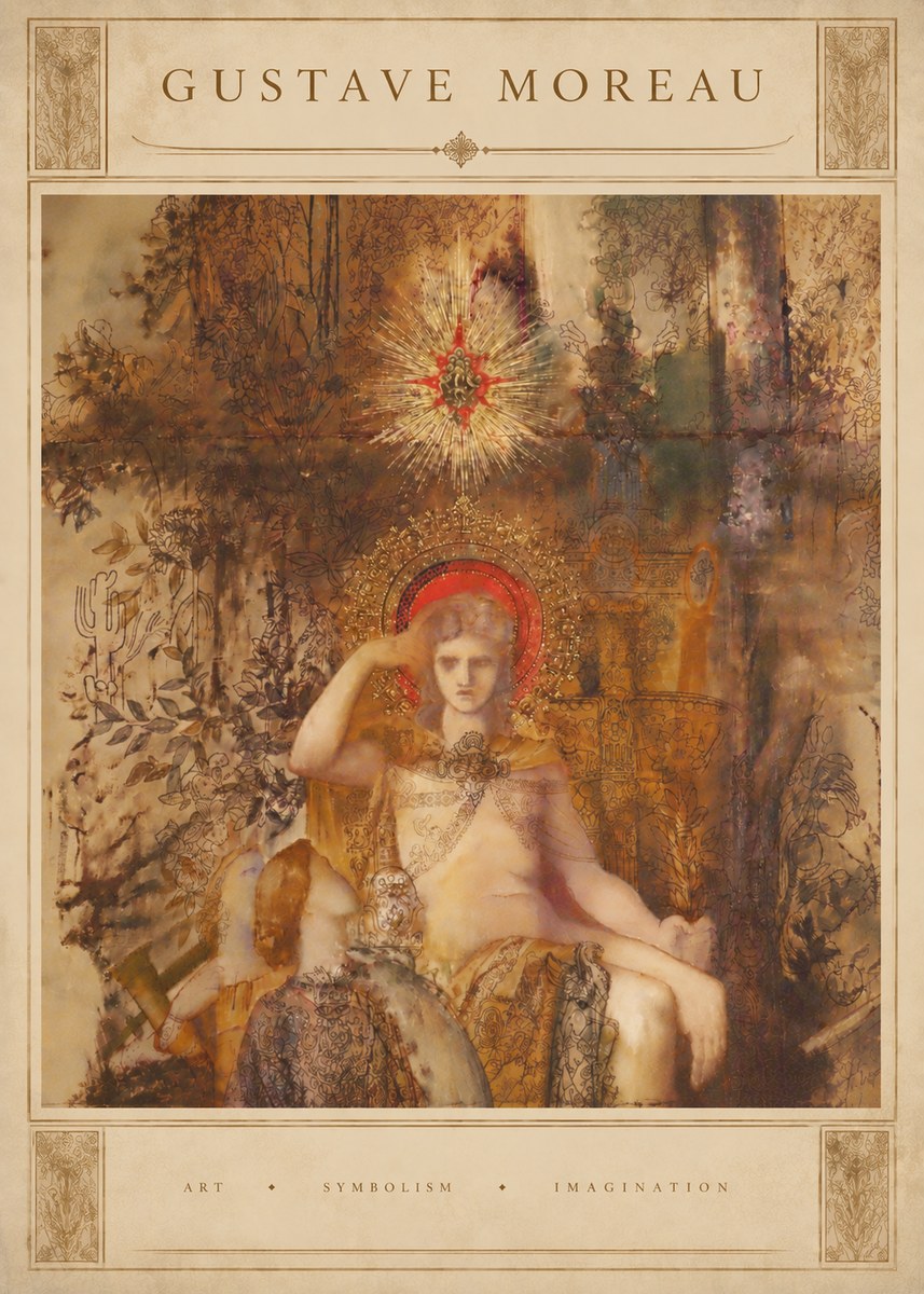 Gustave Moreau Jupiter and Semele III No6 - Poszter